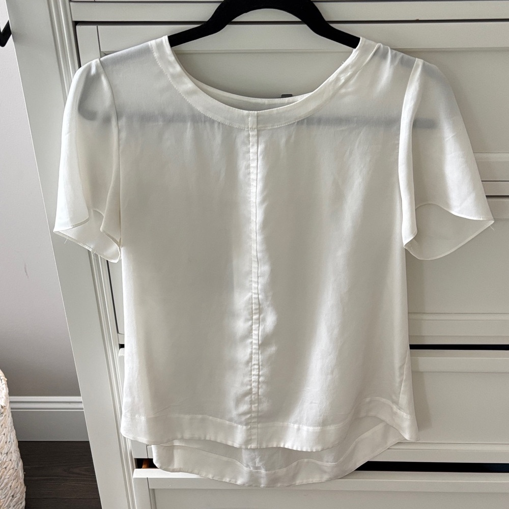 J. Crew White Blouse